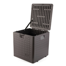 Load image into Gallery viewer, PATIO STORAGE - 28 GALLON - JAVA