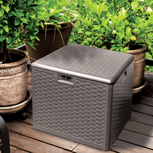 Load image into Gallery viewer, PATIO STORAGE - 28 GALLON - JAVA