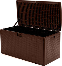 Load image into Gallery viewer, PATIO STORAGE - 73 GALLON - JAVA