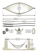 Load image into Gallery viewer, Double hammock