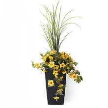 Load image into Gallery viewer, Artificial Yellow Hibiscus Outdoor Flower Arrangement