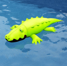 Load image into Gallery viewer, Crocodile Pool Bean Bag Float