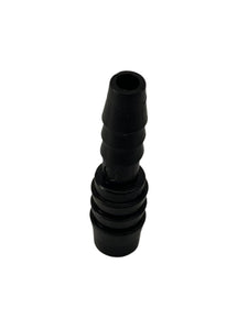 Reducer Coupling 1/4" X3/8" Barbed Black