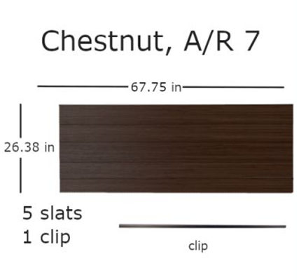 Bullfrog E-Trim Panel, Chestnut 7's