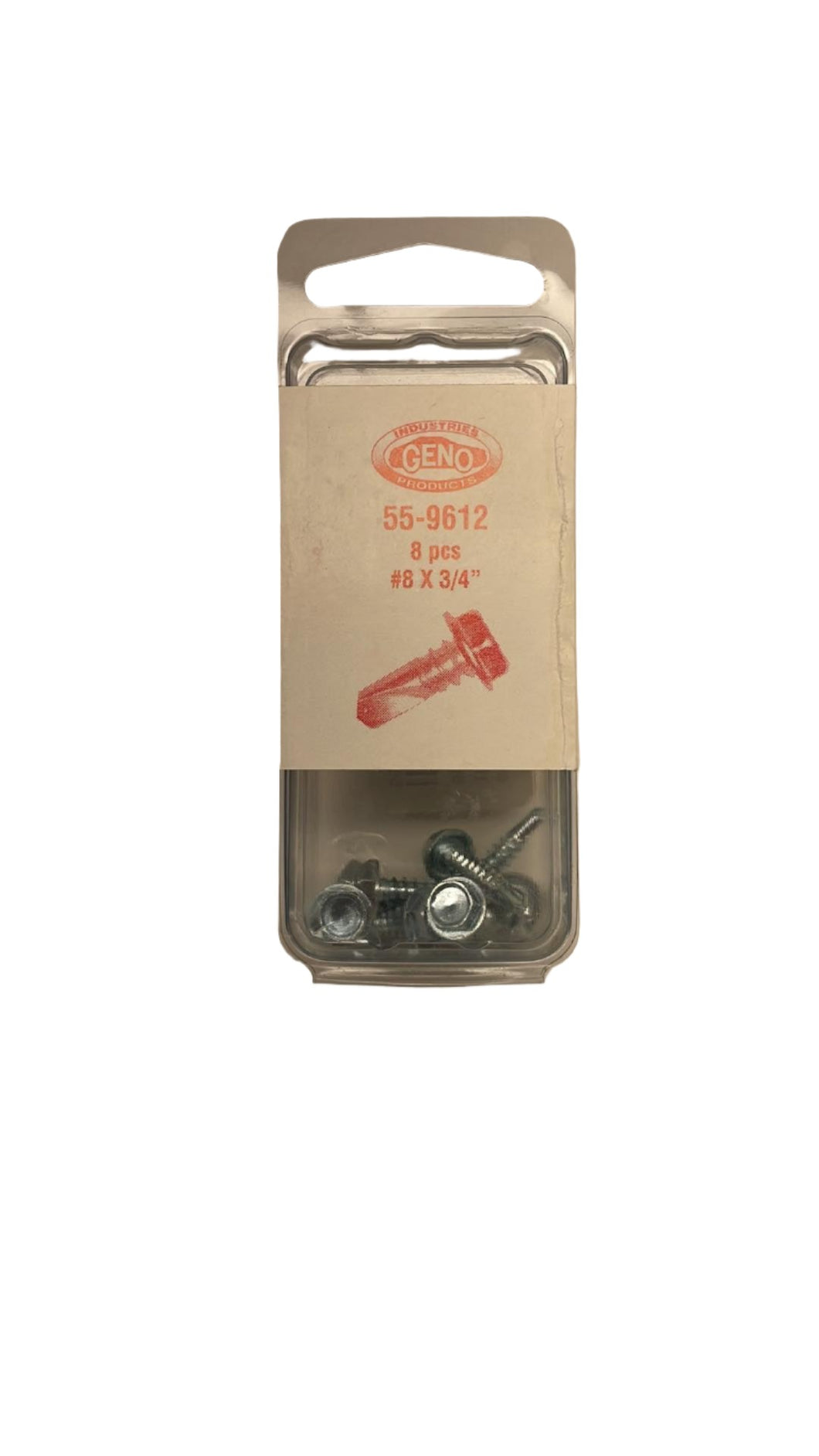 GENO HEX. WASHER HEAD TEK STEEL ZINC (55-9612)