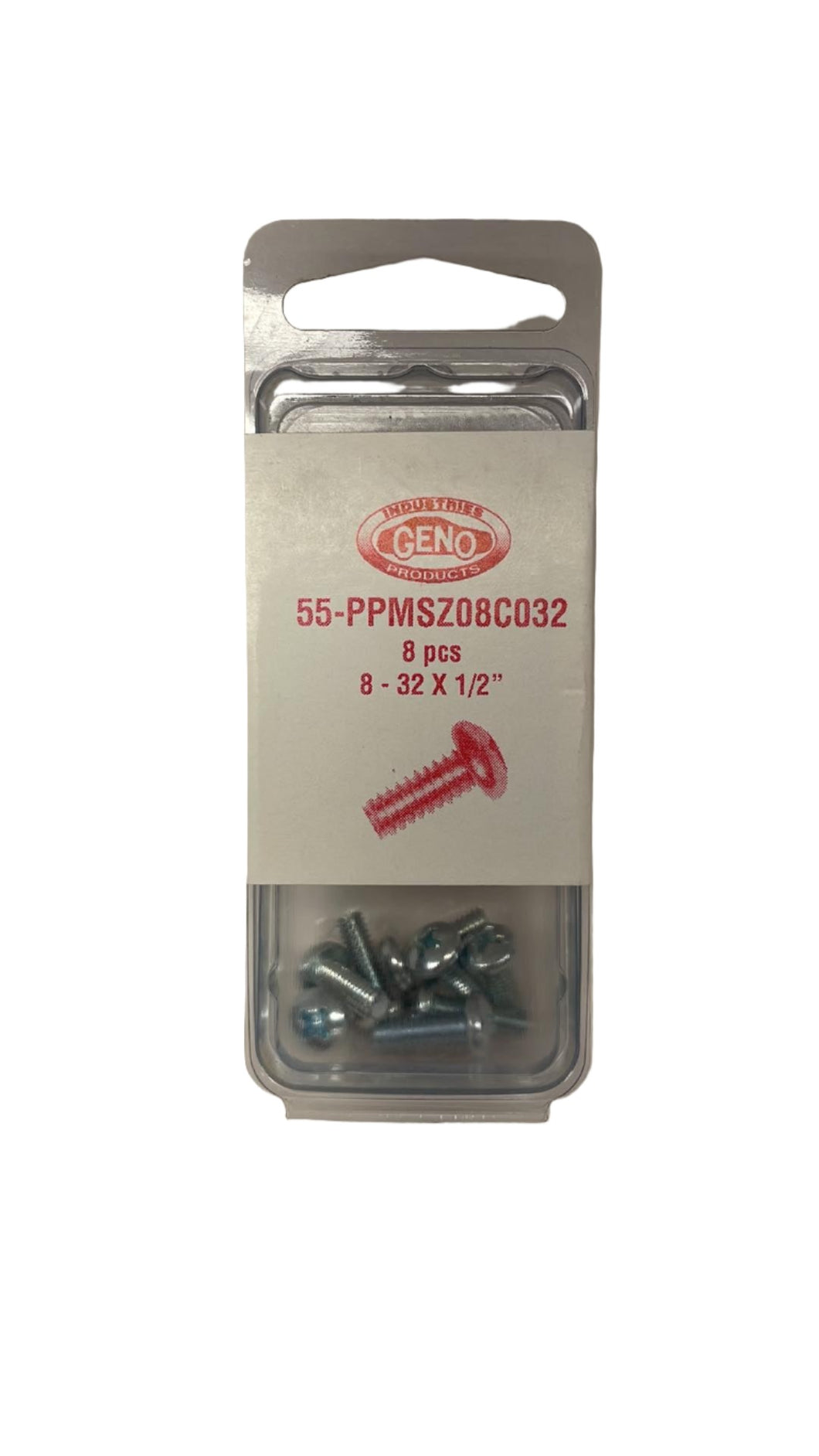 GENO MS PHIL OVAL HEAD STEEL ZINC (55-OPMSZ08C032)