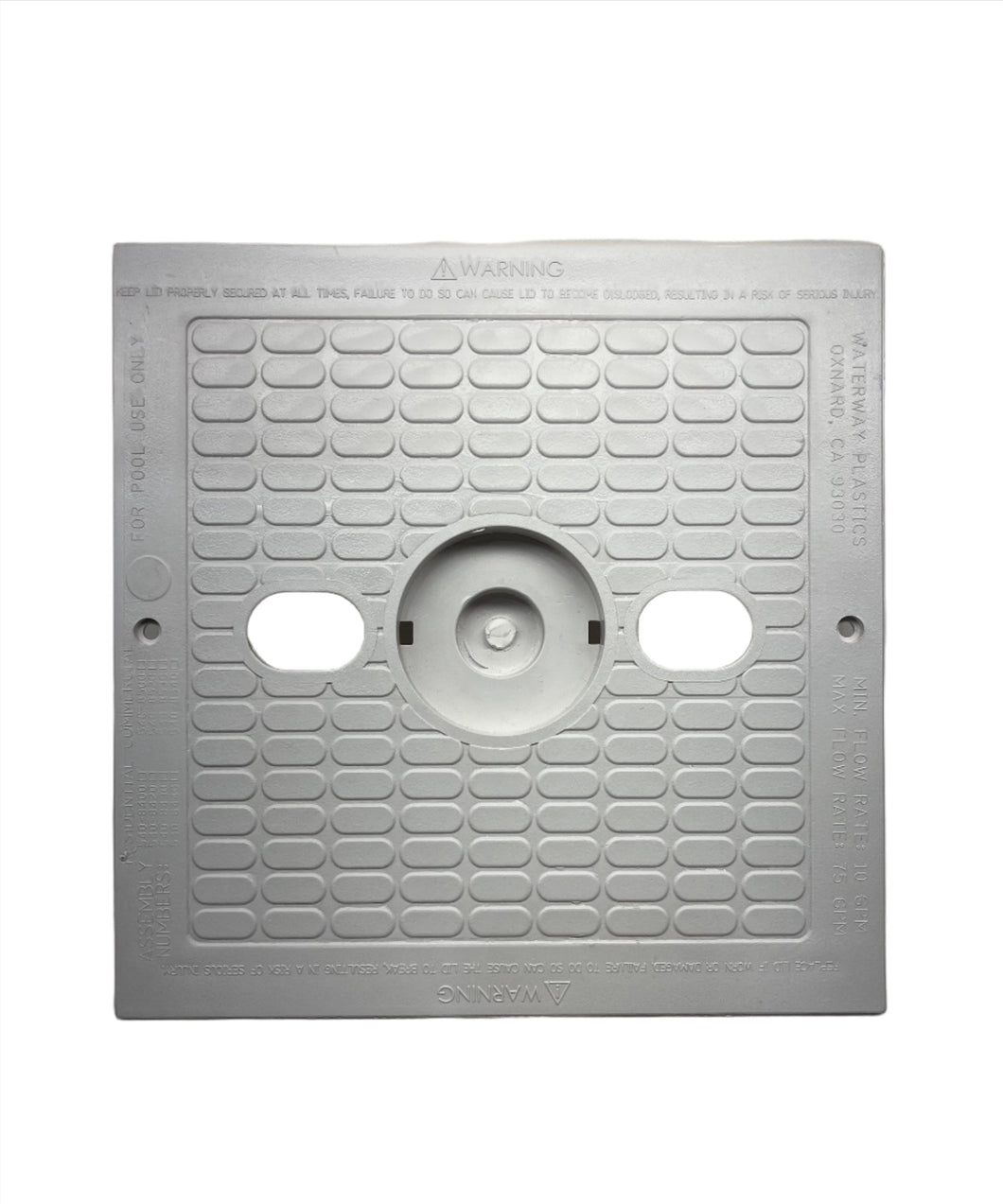 Square skimmer lid