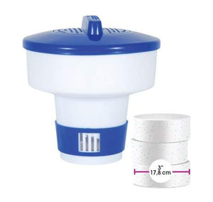 Chlorine/Bromine Puck/Tab Dispenser for Pools