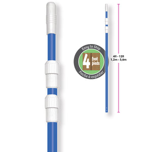 Aluminum Telescopic Blue Pole