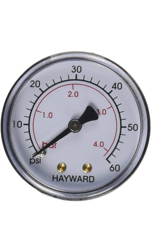 Hayward Back Mount Pressure Gauge