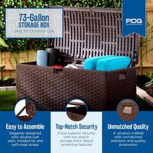 Load image into Gallery viewer, PATIO STORAGE - 73 GALLON - JAVA
