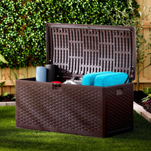 Load image into Gallery viewer, PATIO STORAGE - 73 GALLON - JAVA
