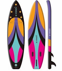 B Krazy Inflatable Paddleboard 11 ft