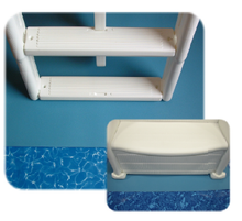 Load image into Gallery viewer, STAIR/STEPS  MAT 30IN X 38IN - DROP IN MAT
