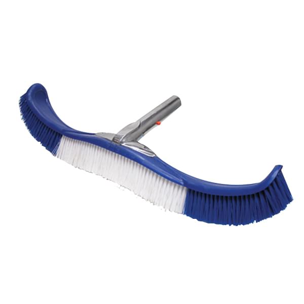 20IN CURVED BRISTLE BRUSH WITH ALUINIUM HANDLE