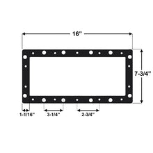Load image into Gallery viewer, CARVIN SKIMMER FACEPLATE GASKET - 2 PACK - 16IN X 8IN
