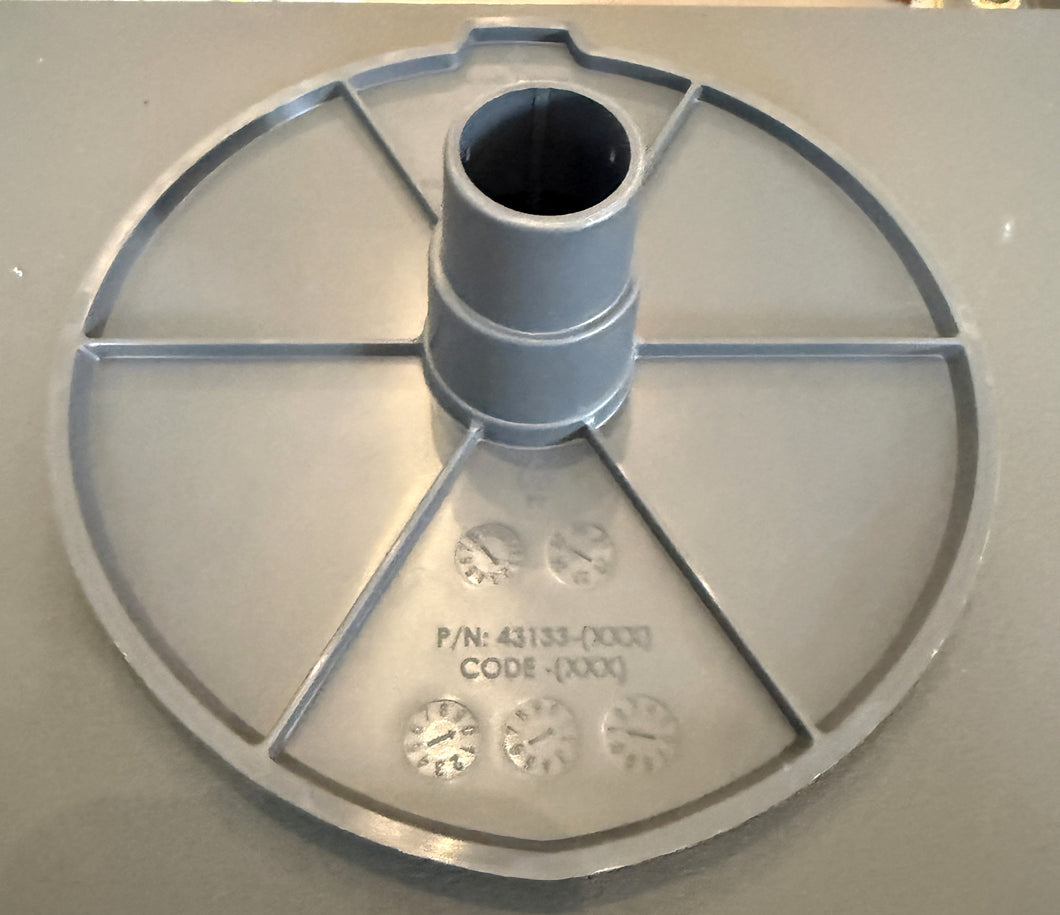 CARVIN SKIMMER VACUUM PLATE - GRAY