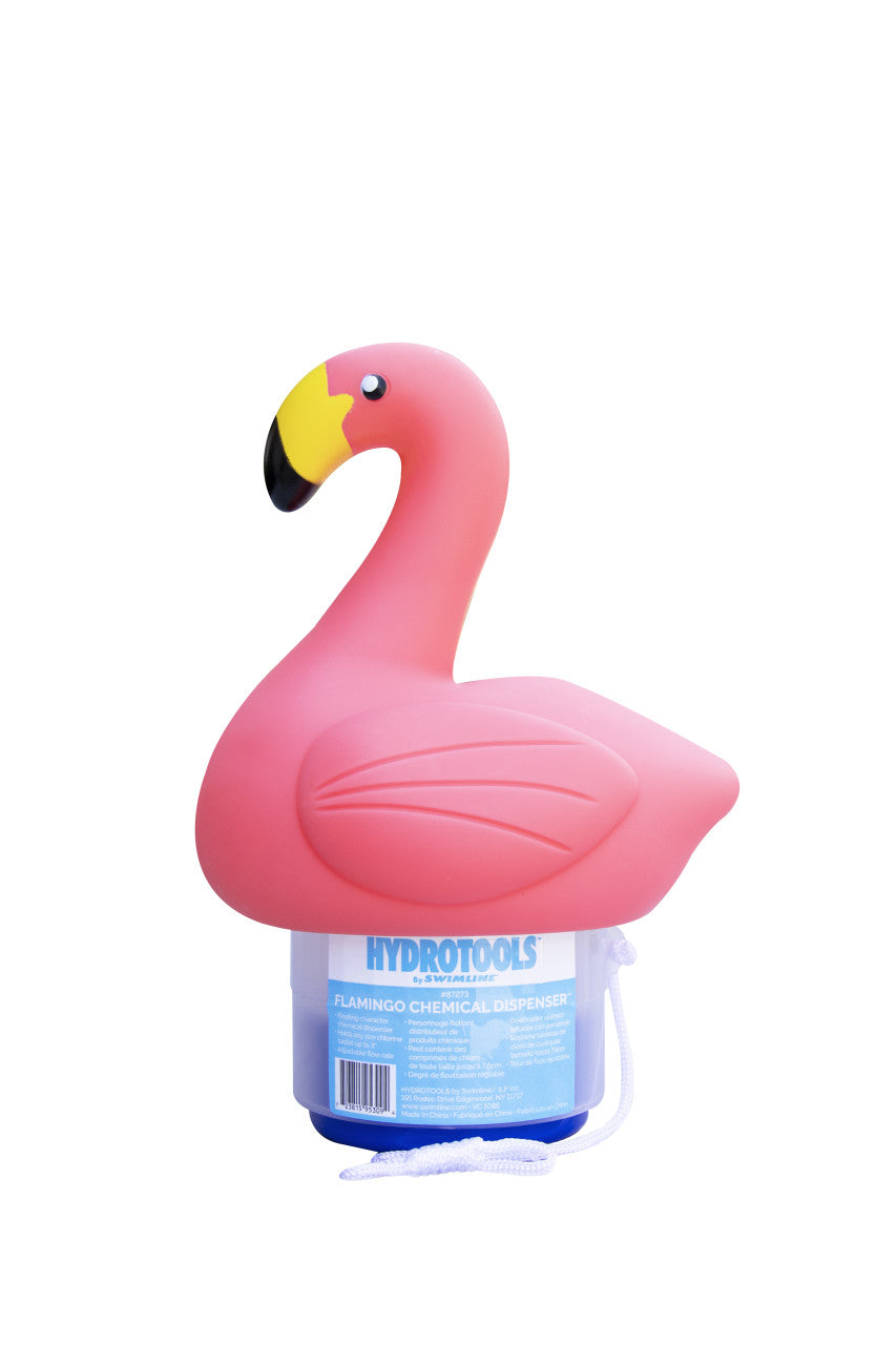 POOL CHLORINE or BROMINE DISPENSER - FLAMINGO