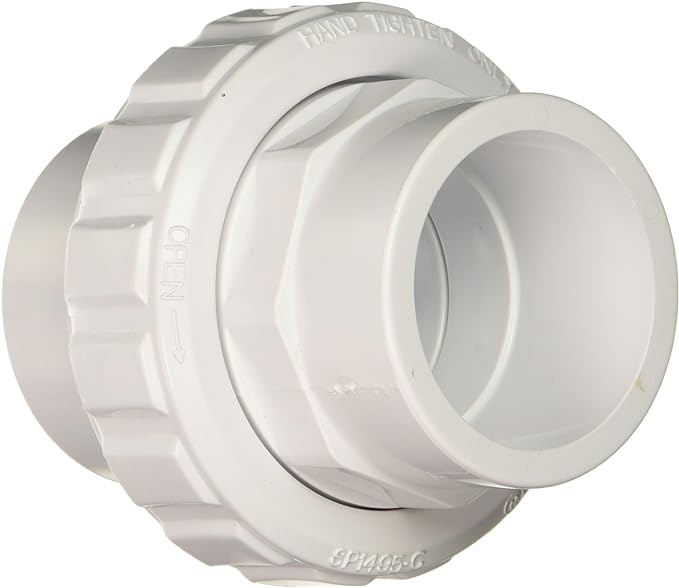 Hayward 1-1/2-Inch Socket by 2-Inch Slip ABS Flush Female Union