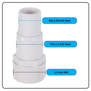 Hose Adaptor 1.25" - 1.5"