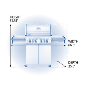 Prestige Pro 500 Propane - Infrared Rear & Side Burners