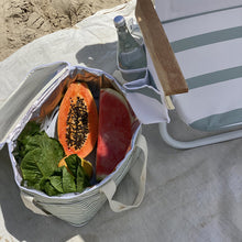 Load image into Gallery viewer, LIGHT COOLER BAG - SAGE STRIPE - 18.7L
