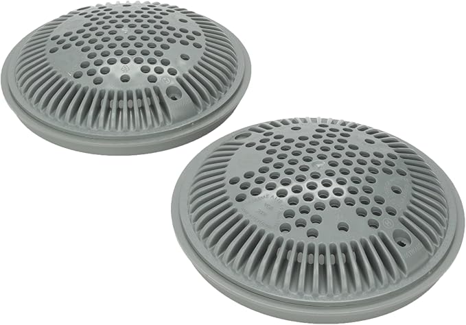 Hayward Dark Gray Dual Suction Flow Drain Cover and Frame