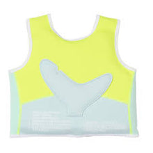 Load image into Gallery viewer, SWIM VEST SALTY THE SHARK - NEON YELLOW
