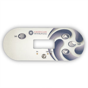 110369 Overlay, American Whirlpool, 4 button