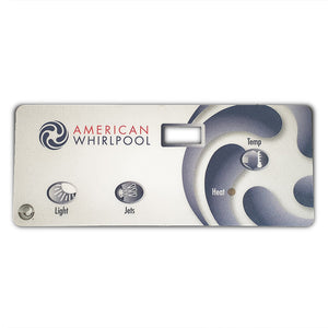 110373 Overlay, American Whirlpool, 3 button