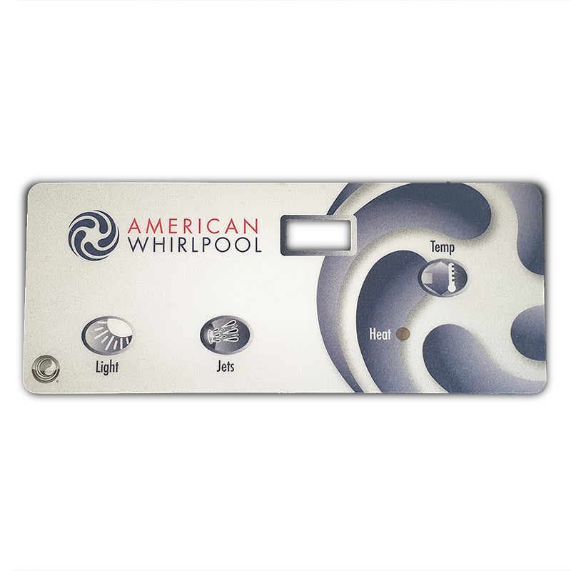 110373 Overlay, American Whirlpool, 3 button