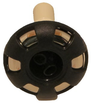 14555 JET, ADJUSTABLE CLUSTER STORM, THREADED, PULSATOR, BLACK/SS TRIM