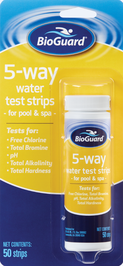 Bioguard 5-Way Pool & Spa Test Strips