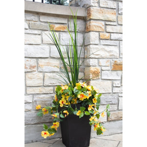 Artificial Yellow Hibiscus Outdoor Flower Arrangement