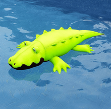 Load image into Gallery viewer, Crocodile Pool Bean Bag Float
