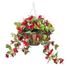 Load image into Gallery viewer, Red Hibiscus Hanging Basket
