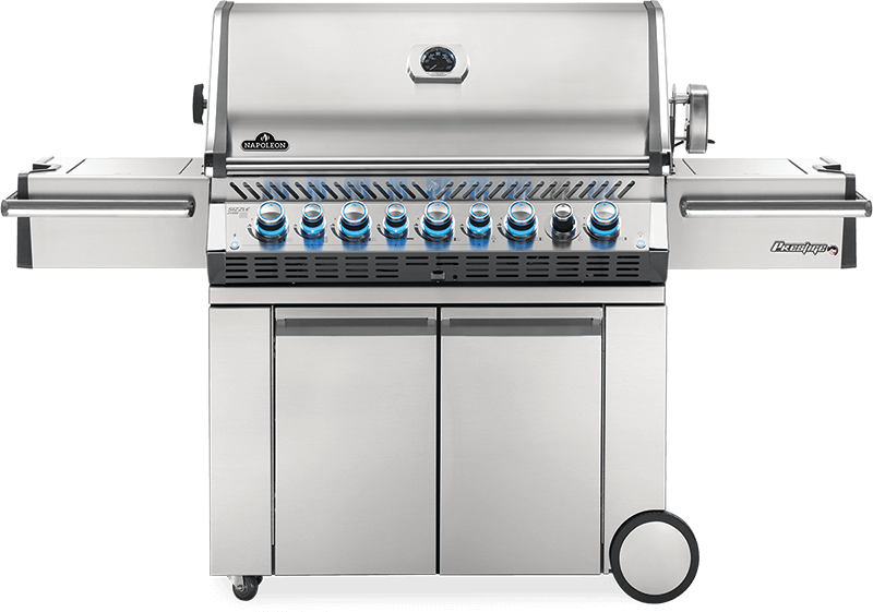 Prestige Pro 665 Propane - Infrared Rear & Side Burners - Stainless Steel