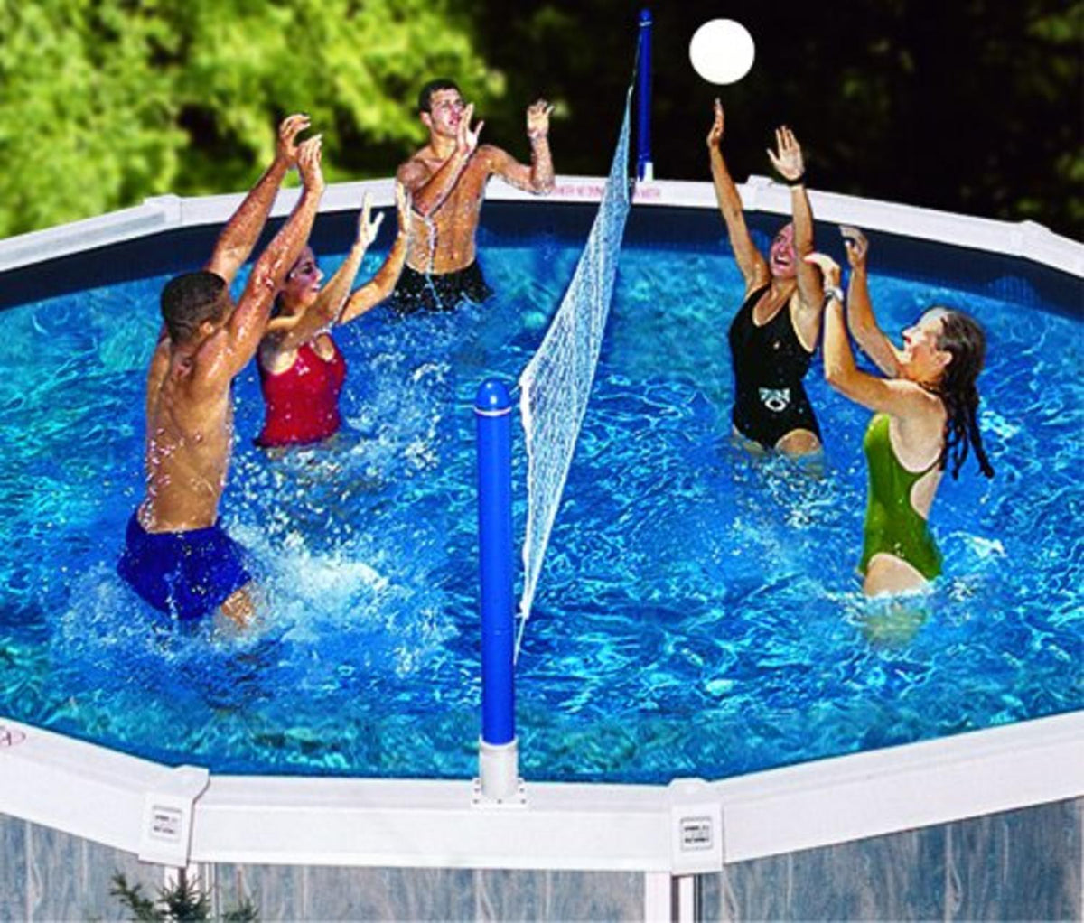 Cross Pool Volleyball Game – Amazon Pools and Spas Inc.