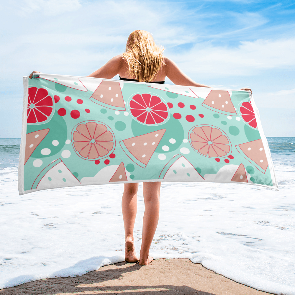 Pastel Fruits Towel