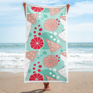 Pastel Fruits Towel